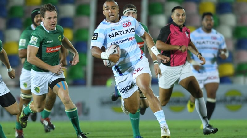 Simon Zebo scorches home for his try