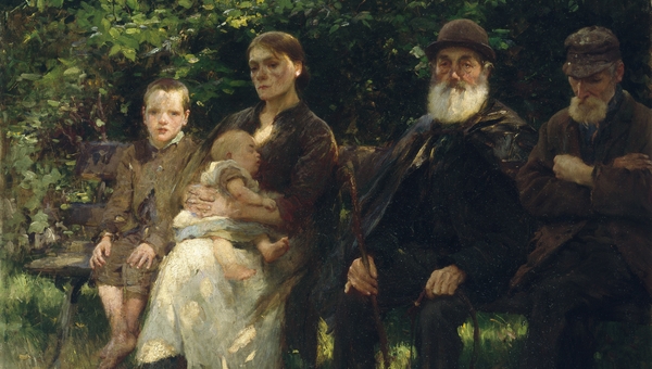 Walter Osborne, In a Dublin Park, Light and Shade (1895) - photo © National Gallery of Ireland
