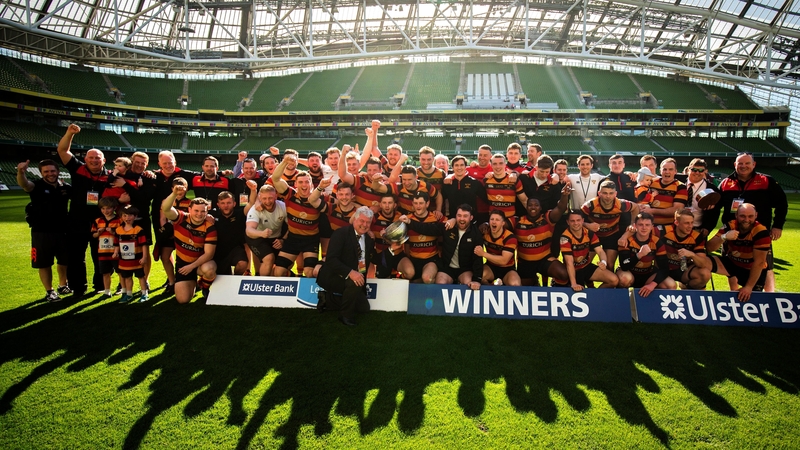 Lansdowne men celebrate their success of last season