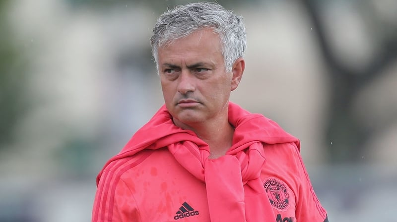 Mourinho watched his United side limp to a 0-0 draw at home to Valencia in the Champions League mid-week