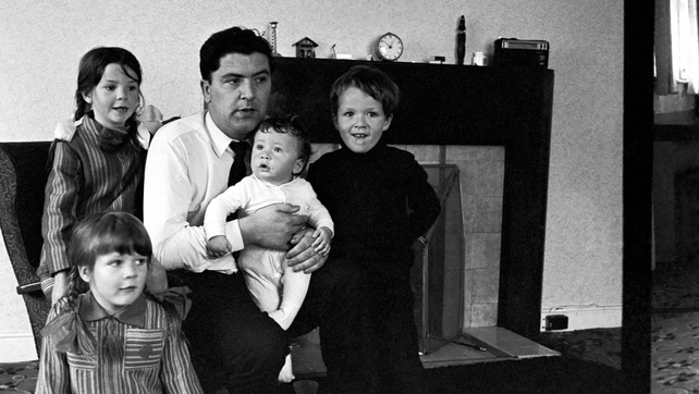 John Hume and his children pictured in 1969