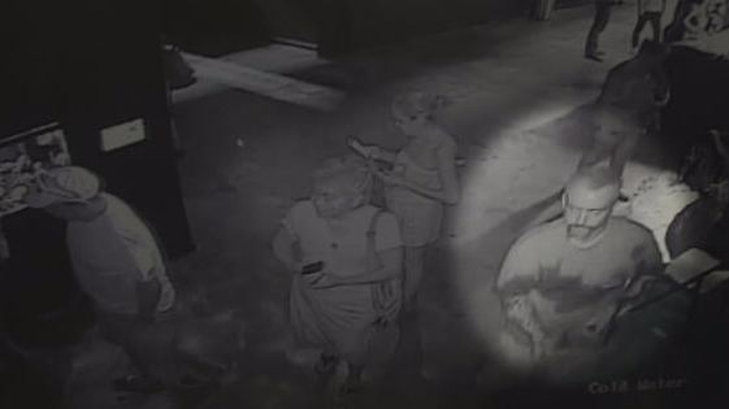 Surveillance camera footage was released by the aquarium