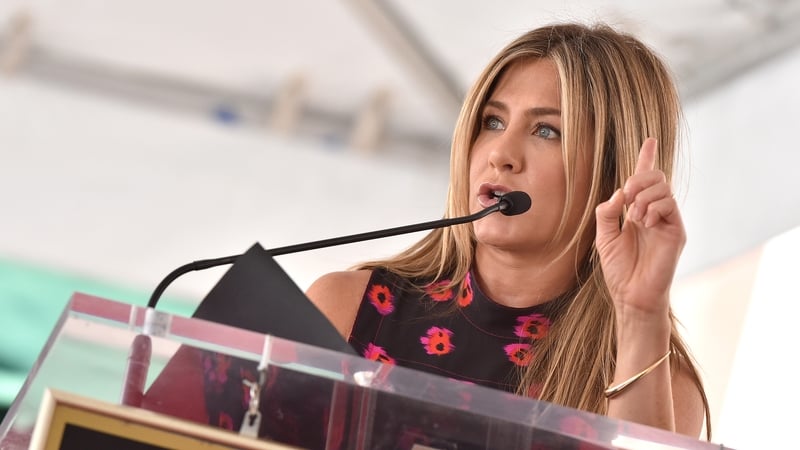 Jennifer Aniston says she's "not heartbroken" after split from Justin Theroux