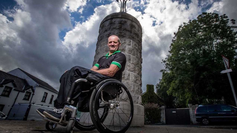 Para-cyclist Declan Slevin