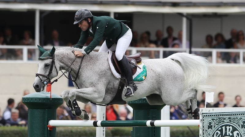 Mark McAuley in action at the 2017 Aga Khan.