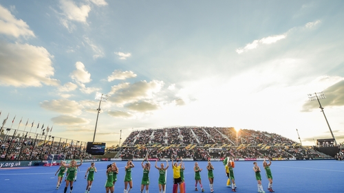 Ireland celebrate their shootout victory