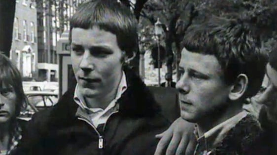Skinheads at St Stephen's Green, Dublin (1973)