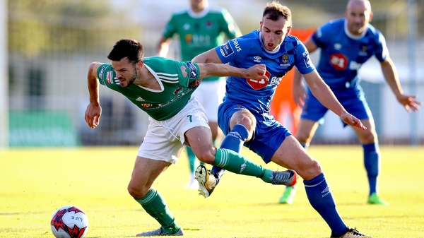 Waterford's Dessie Hutchinson and Jimmy Keohane battle for the ball