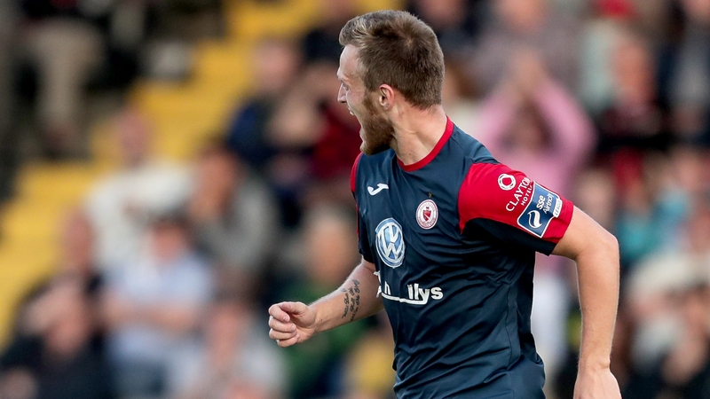 David Cawley scored the second-half equaliser for Sligo Rovers