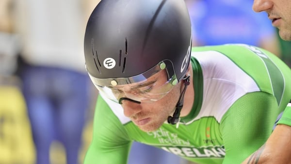 Felix English on the track