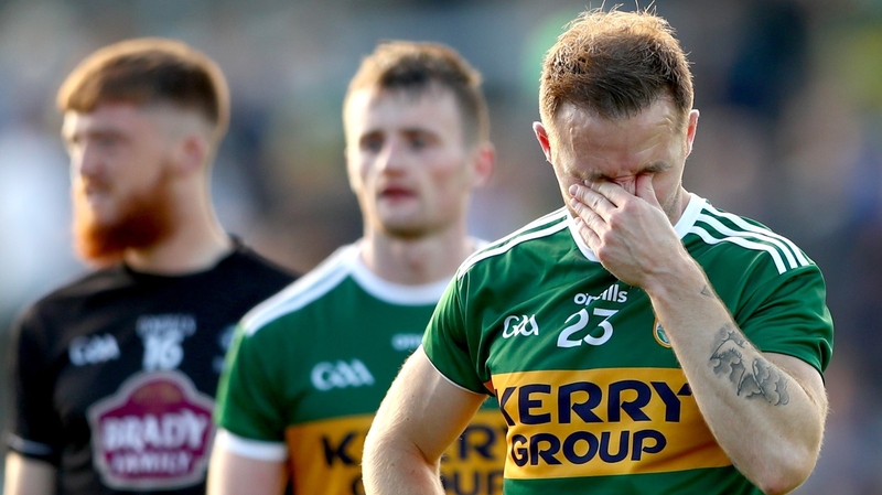 Kerry's Darran O'Sullivan dejected at the final whistle