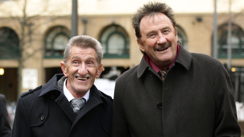 Barry (left) with brother Paul