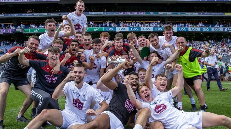 Kildare celebrate their victory