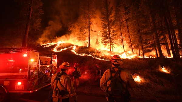 The Carr Fire, located north of San Francisco, is still growing