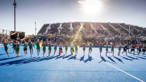The Irish women's hockey squad will receive a Dame Street homecoming later this afternoon