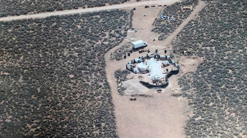 Police raided the compound in New Mexico