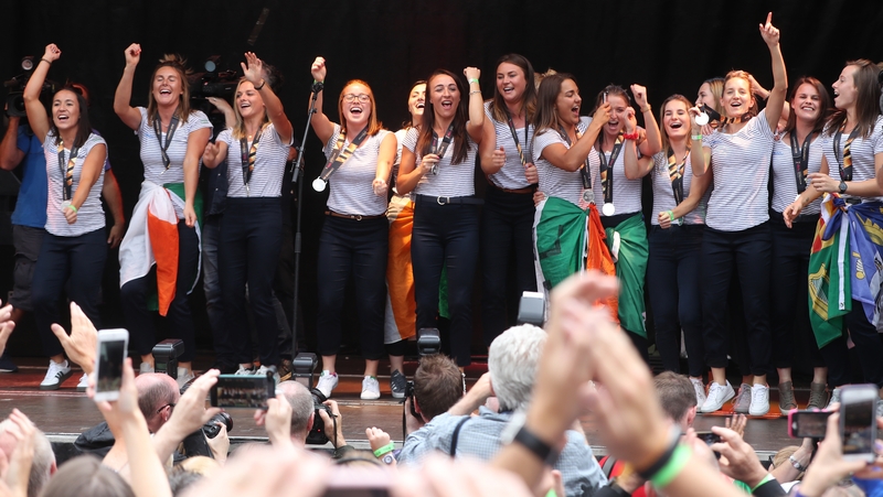Irish women's hockey team won silver at the Hockey World Cup