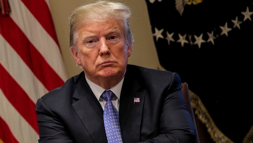 President Trump said the US/Mexico relationship was getting 'closer by the hour'