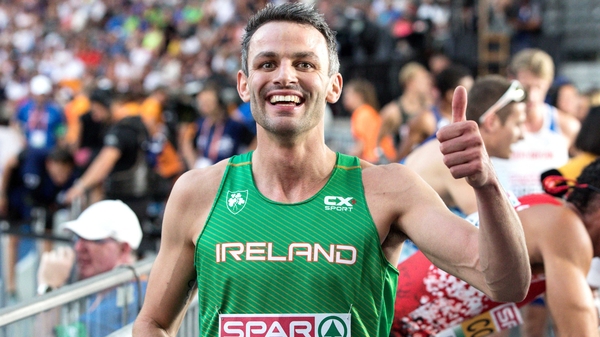 Thomas Barr finished 2nd to reach the 400m hurdles final