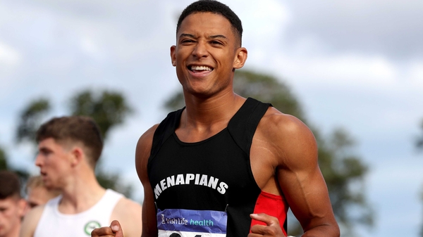 Leon Reid will compete in the 200m today