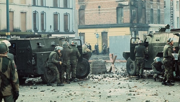 Thirteen civilians died when British soldiers opened fire on an anti-internment rally and dozens more were injured on 30 January 1972