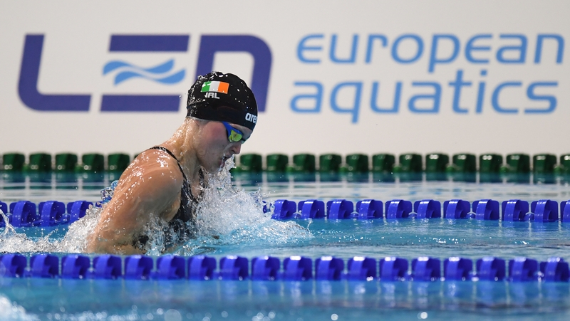 Mona McSharry set a national record