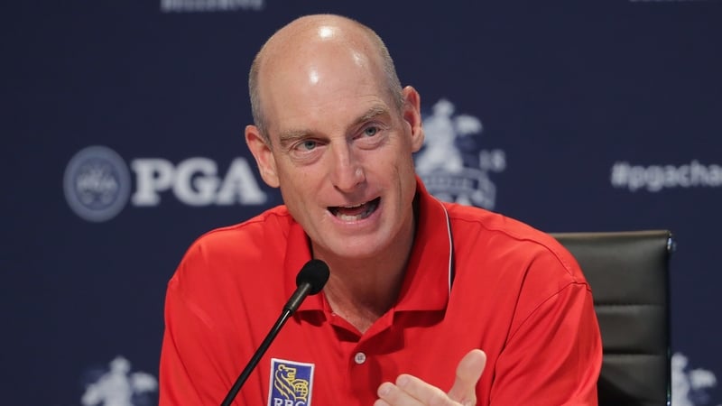 Jim Furyk has described the Ryder Cup as a "battle of two giants"
