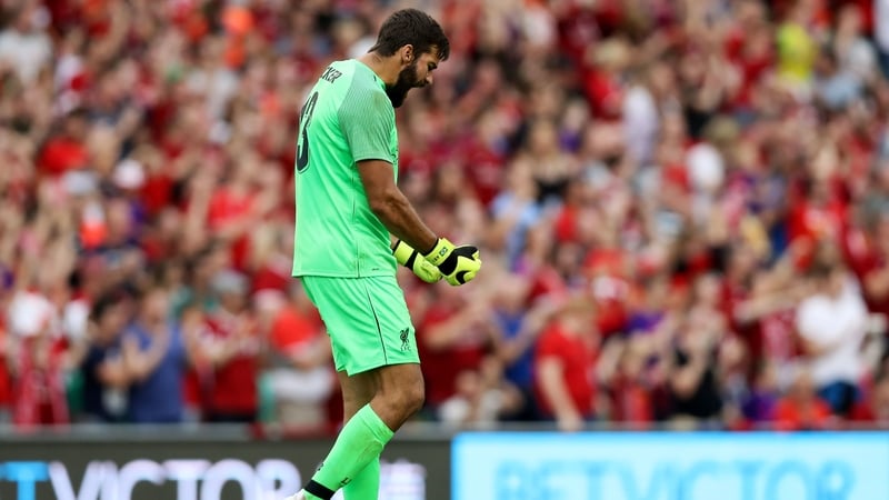 Alisson Becker looks certain to start for Liverpool against West Ham