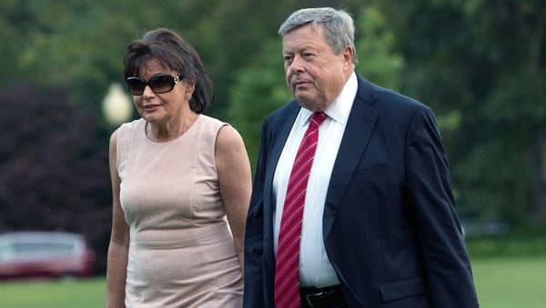 Amalija and Viktor Knavs spend much of their time in the US