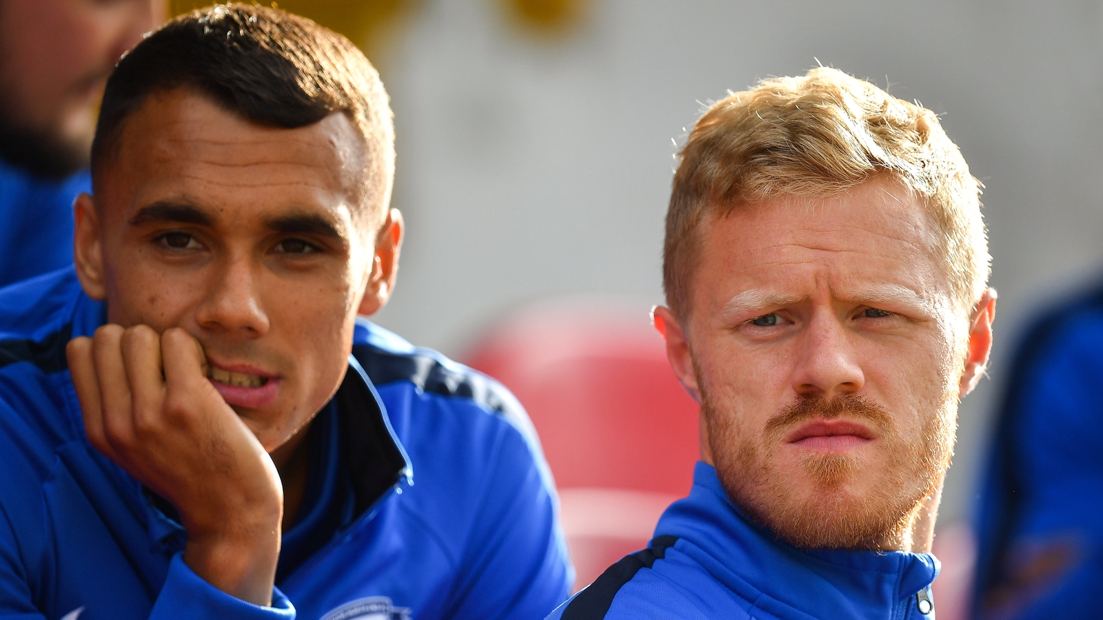 Graham Burke (R) and Daryl Horgan have made the move from League of Ireland to Preston North End