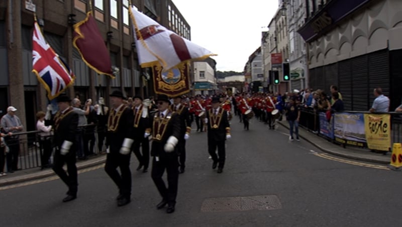 The 'Derry Day' parade is the biggest standalone event in the calendar of the loyal orders (file picture)