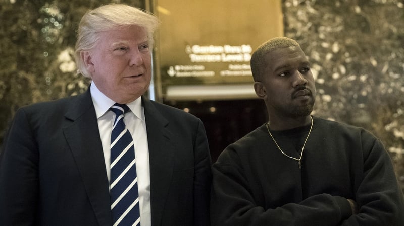 Donald Trump and Kanye West