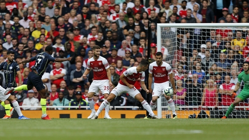 Raheem Sterling opens the scoring