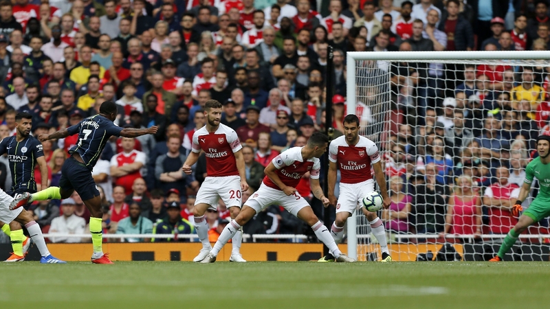 Raheem Sterling opens the scoring