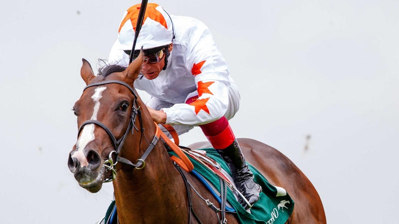 Frankie Dettori steered Advertise to victory