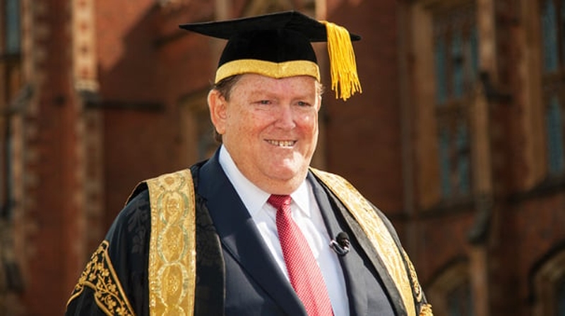 Tom Moran was appointed Chancellor of Queen's University in May 2015 (Pic: Queen's University Belfast)