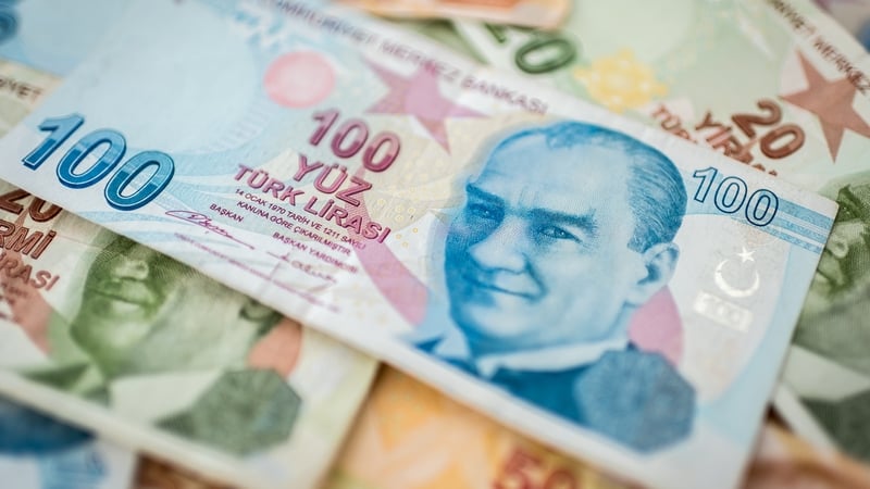 Turkey's central bank has now raised its key one-week repo rate by 4,150 basis points from 8.5% since last June