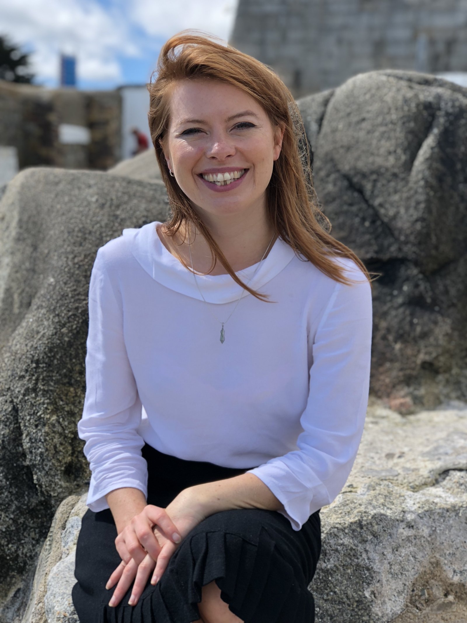 Sinéad Mercier, from Co Galway, pictured at the Forty Foot in Sandycove, Co Dublin