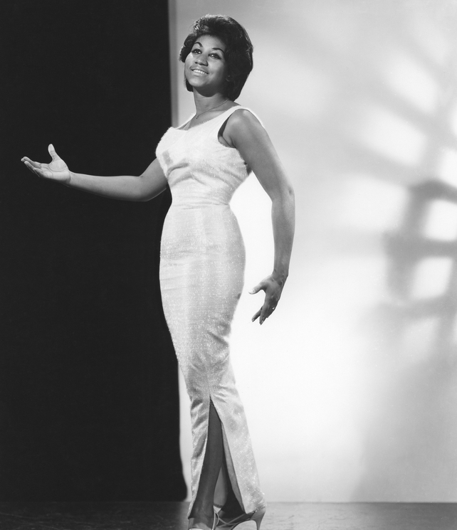 Soul singer Aretha Franklin poses for a portrait circa 1964 in New York city, New York. (Photo by James Kriegsmann/Michael Ochs Archives/Getty Images)