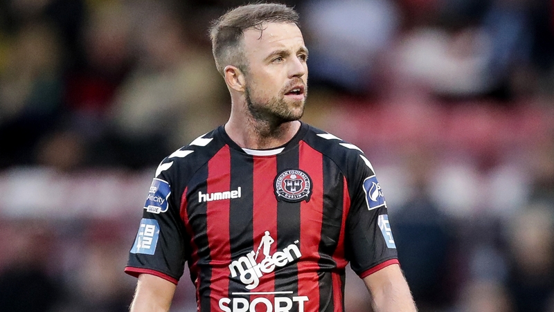 Keith Ward scored against Wexford Youths on Friday