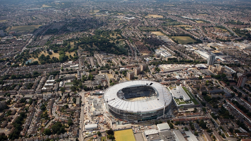 Spurs are hoping to be in their new stadium sooner rather than later
