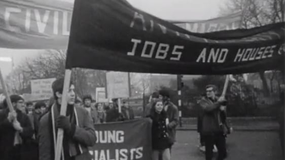 Belfast to Derry Civil Rights March, 1 January 1969.