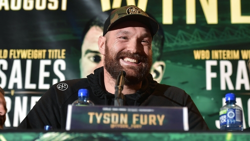 Tyson Fury is unconcerned by the prospect of Deontay Wilder being at ringside at Windsor Park