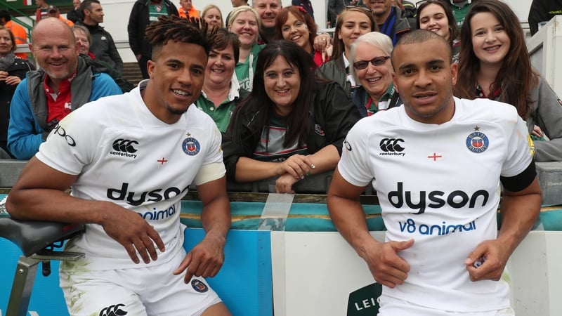 Anthony Watson (l) and Jonathan Joseph will not feature for England this November