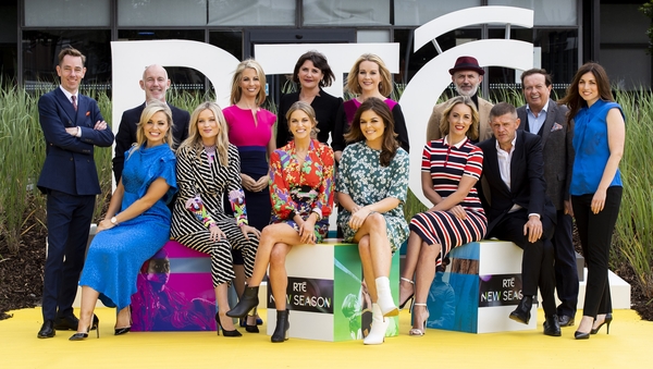 some of the gang at the RTÉ Autumn launch