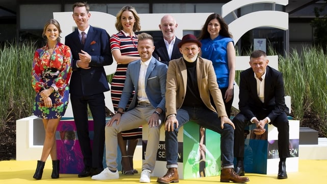 Amy Huberman, Ryan Tubridy, Kathryn Thomas, Nicky Byrne, Ray D'Arcy, Tommy Tiernan, Joanne Cantwell and Brendan O' Connor