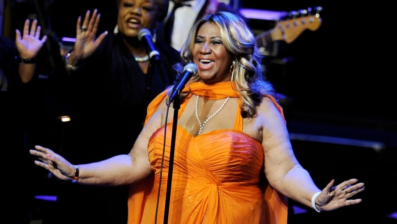 Aretha Franklin performing in 2012