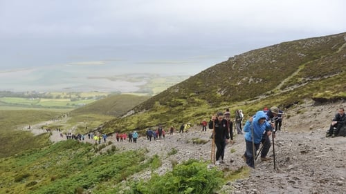 Thousands of pilgrims take part in the annual event