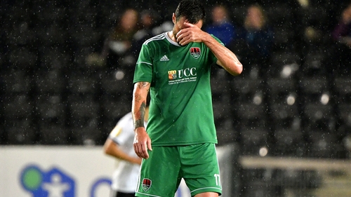 Damien Delaney reacts after the game