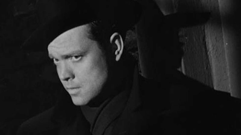 Orson Welles is Harry Lime in The Third Man